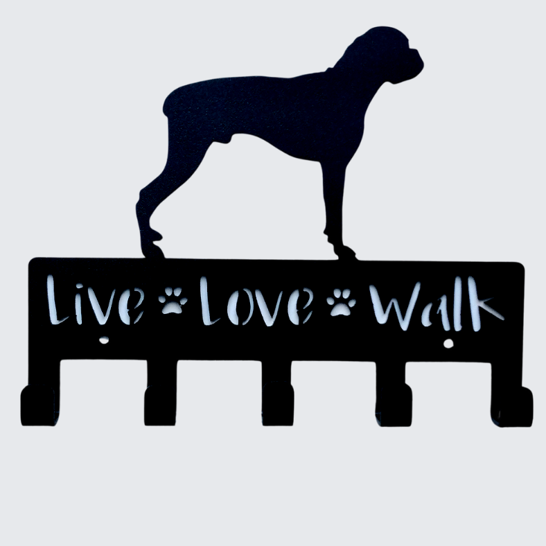 Boxer Dog Leash Hanger