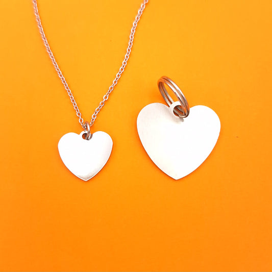 Pet and Person Matching Heart Accessories Set