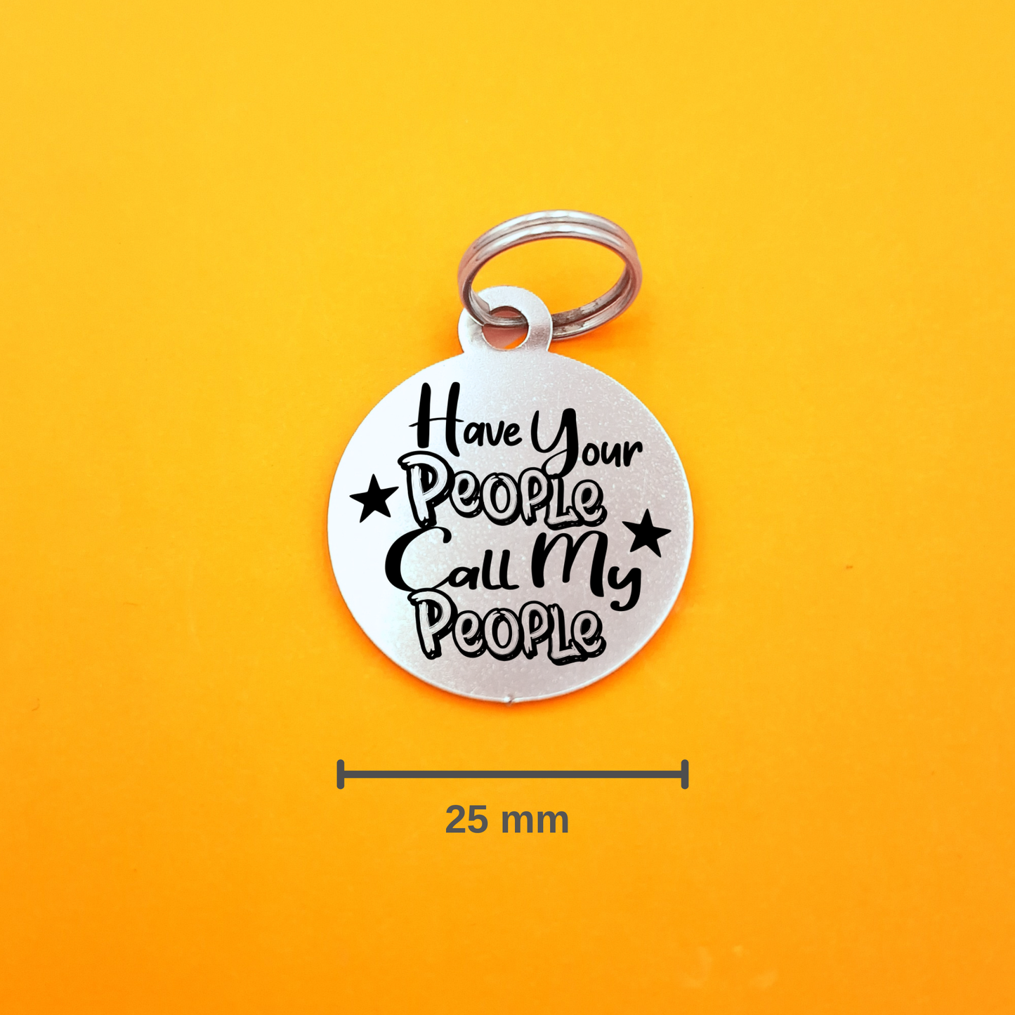 Have your people call my People Pet ID Tag - Round