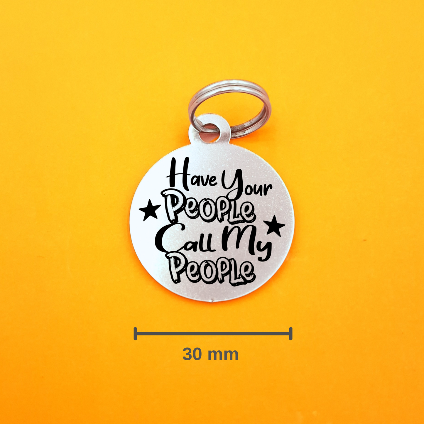 Have your people call my People Pet ID Tag - Round