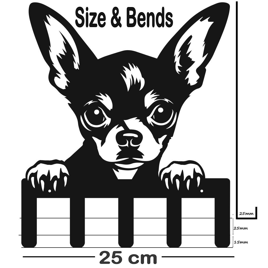 Peeking Dog Lead Hangers - Various Breeds