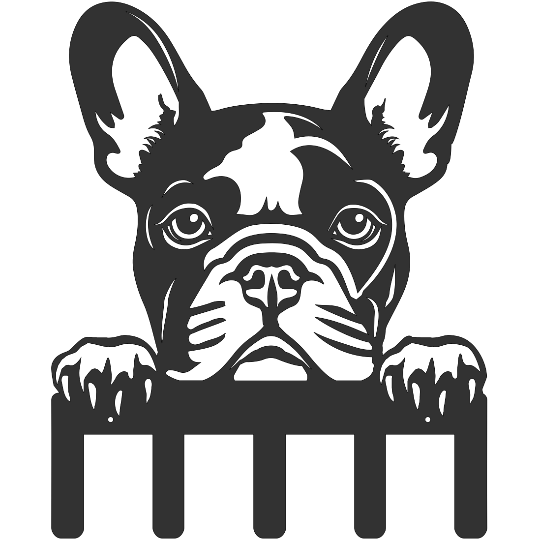 Peeking Dog Lead Hangers - Various Breeds