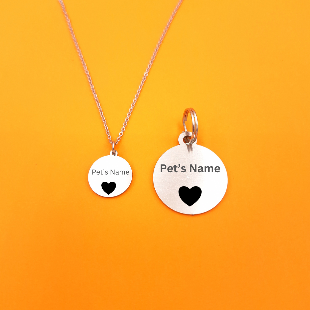 Pet and Person Matching Round Accessories Set