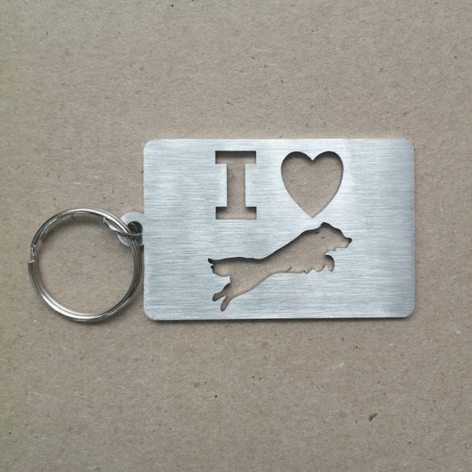Love Dog Agility - Keyring
